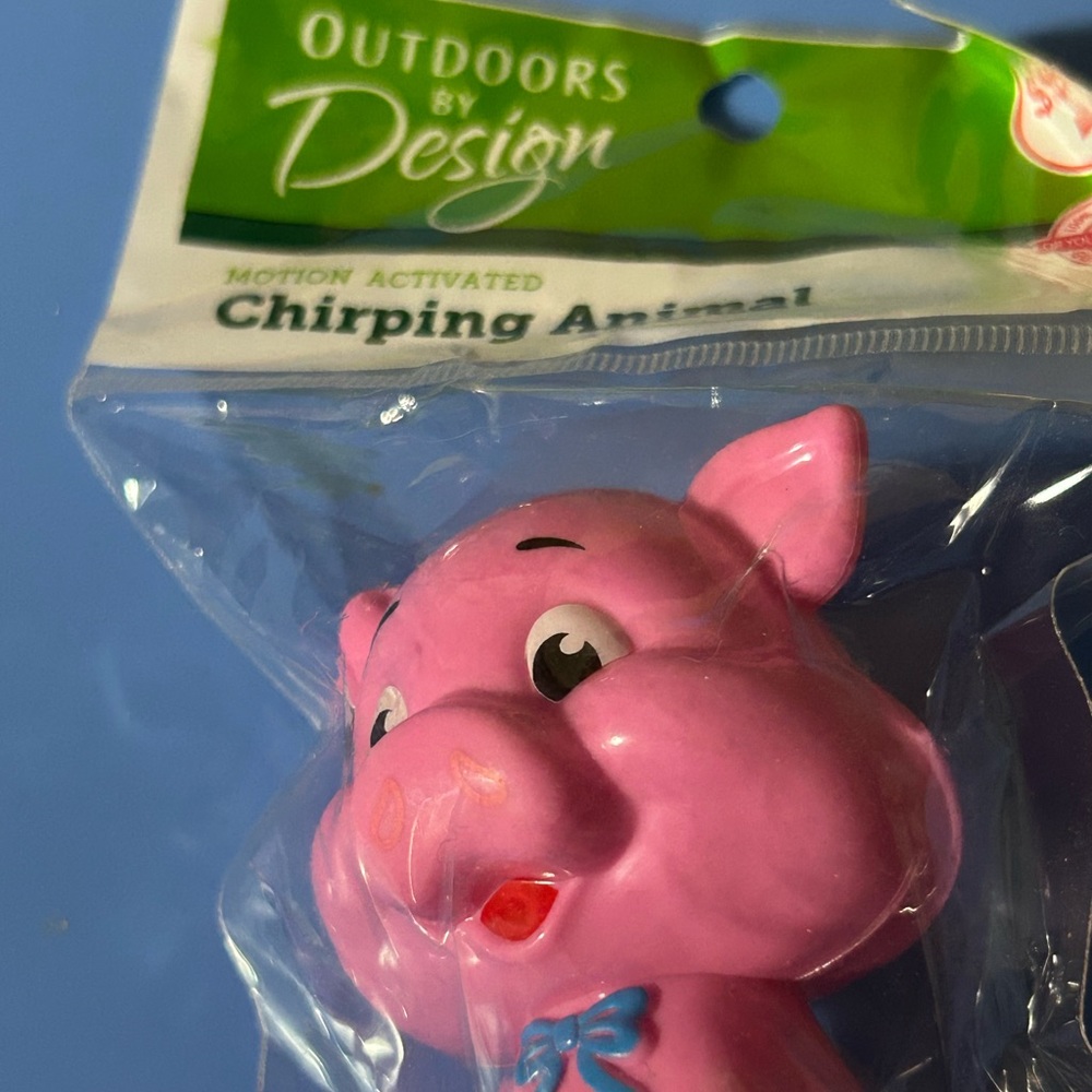 Farm Animal Pig Indoor Decor Plastic Motion Activated Sound New